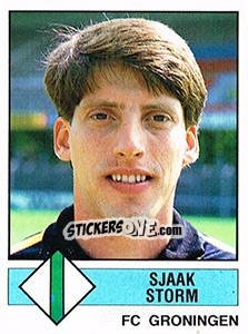Sticker Sjaak Storm - Voetbal 1986-1987 n. 155 - Panini