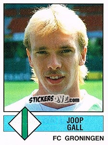 Sticker Joop Gall - Voetbal 1986-1987 - Panini