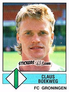 Sticker Claus Boekweg - Voetbal 1986-1987 n. 160 - Panini