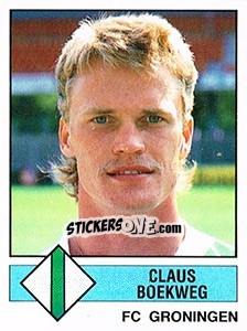 Figurina Claus Boekweg - Voetbal 1986-1987 - Panini