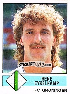 Sticker Rene Eykelkamp - Voetbal 1986-1987 - Panini