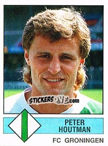 Sticker Peter Houtman - Voetbal 1986-1987 n. 167 - Panini
