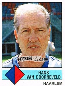 Sticker Hans van Doorneveld - Voetbal 1986-1987 - Panini