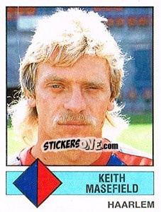 Sticker Keith Masefield - Voetbal 1986-1987 - Panini