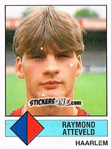 Sticker Raymond Atteveld - Voetbal 1986-1987 - Panini