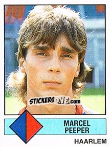 Sticker Marcel Peeper - Voetbal 1986-1987 n. 185 - Panini