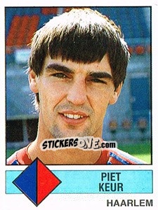 Sticker Piet Keur - Voetbal 1986-1987 n. 186 - Panini