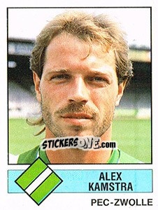 Sticker Alex Kamstra - Voetbal 1986-1987 n. 197 - Panini