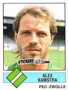 Cromo Alex Kamstra - Voetbal 1986-1987 - Panini