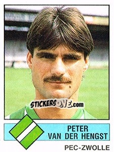 Sticker Peter van der Hengst - Voetbal 1986-1987 n. 201 - Panini