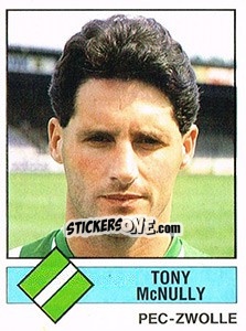 Sticker Tony McNully - Voetbal 1986-1987 - Panini