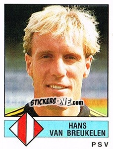 Sticker Hans van Breukelen - Voetbal 1986-1987 n. 212 - Panini