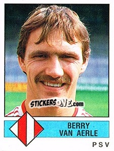 Sticker Berry van Aerle - Voetbal 1986-1987 - Panini