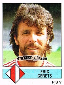 Cromo Eric Gerets - Voetbal 1986-1987 - Panini