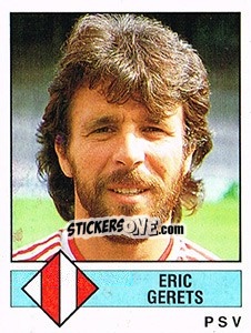 Sticker Eric Gerets - Voetbal 1986-1987 n. 215 - Panini