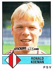 Sticker Ronald Koeman - Voetbal 1986-1987 n. 216 - Panini