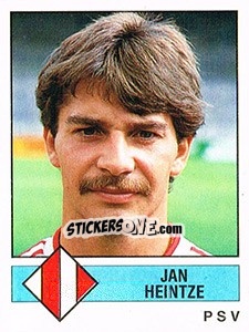 Cromo Jan Heintze - Voetbal 1986-1987 - Panini