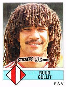 Sticker Ruud Gullit - Voetbal 1986-1987 - Panini
