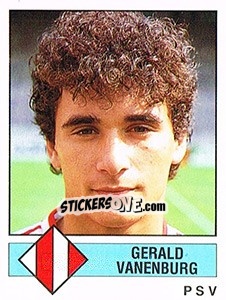 Sticker Gerald Vanenburg - Voetbal 1986-1987 n. 221 - Panini