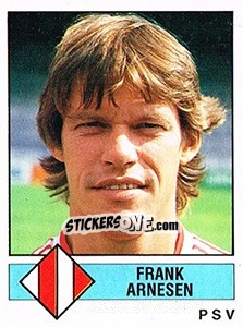 Sticker Frank Arnesen - Voetbal 1986-1987 - Panini