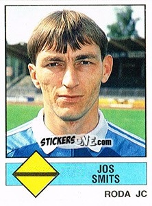 Sticker Jos Smits - Voetbal 1986-1987 - Panini