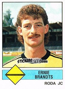 Sticker Ernie Brandts - Voetbal 1986-1987 - Panini