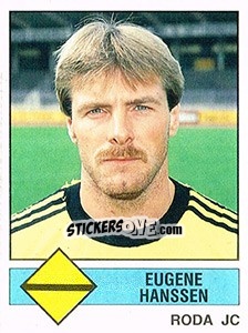 Sticker Eugene Hanssen - Voetbal 1986-1987 - Panini