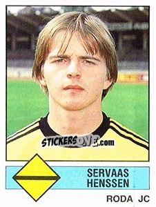 Sticker Servaas Henssen - Voetbal 1986-1987 - Panini