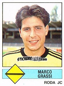 Sticker Marco Grassi - Voetbal 1986-1987 - Panini