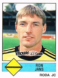 Sticker Ron Jans - Voetbal 1986-1987 - Panini