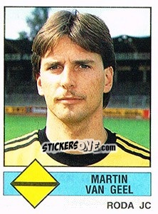 Cromo Martin van Geel - Voetbal 1986-1987 - Panini