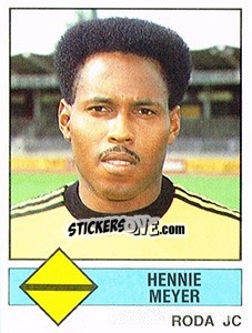 Sticker Hennie Meyer - Voetbal 1986-1987 - Panini