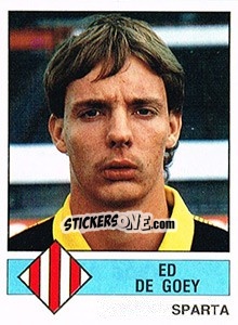 Sticker Ed de Goey - Voetbal 1986-1987 - Panini