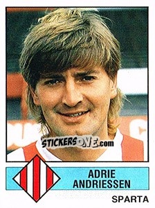 Sticker Adrie Andriessen - Voetbal 1986-1987 - Panini