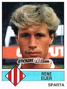 Sticker Rene Eijer - Voetbal 1986-1987 - Panini