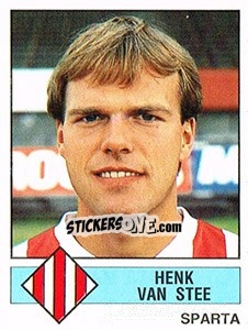 Sticker Henk van Stee - Voetbal 1986-1987 - Panini