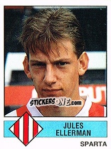 Cromo Jules Ellerman - Voetbal 1986-1987 - Panini