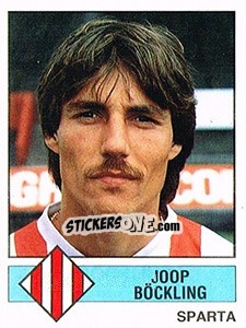 Cromo Joop Böckling - Voetbal 1986-1987 - Panini