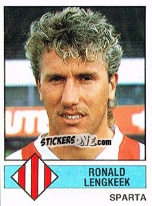 Sticker Ronald Lengkeek - Voetbal 1986-1987 n. 263 - Panini
