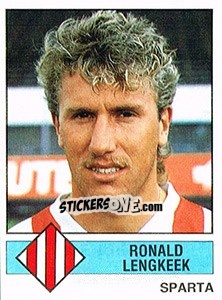 Figurina Ronald Lengkeek - Voetbal 1986-1987 - Panini