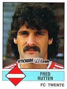Sticker Fred Rutten - Voetbal 1986-1987 - Panini