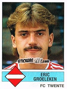 Sticker Eric Groeleken - Voetbal 1986-1987 - Panini
