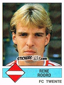 Sticker Rene Roord - Voetbal 1986-1987 n. 277 - Panini