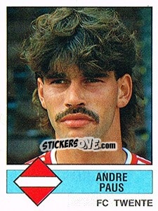 Figurina Andre Paus - Voetbal 1986-1987 - Panini