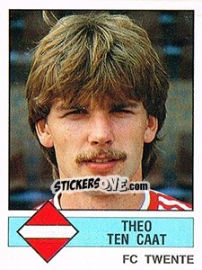 Sticker Theo ten Caat - Voetbal 1986-1987 - Panini