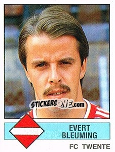 Figurina Evert Bleuming - Voetbal 1986-1987 - Panini