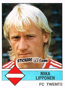 Sticker Mika Lipponen - Voetbal 1986-1987 - Panini