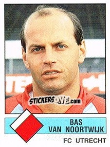 Sticker Bas van Noortwijk - Voetbal 1986-1987 - Panini