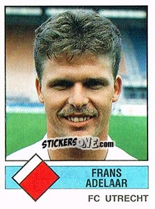 Sticker Frans Adelaar - Voetbal 1986-1987 n. 300 - Panini