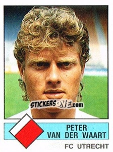 Sticker Peter van der Waart - Voetbal 1986-1987 - Panini